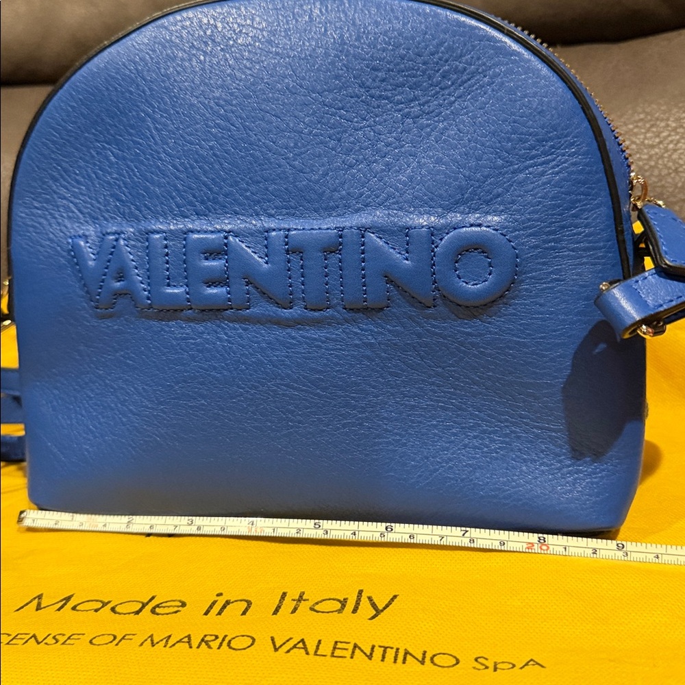 Valentino by Mario Vibrant Blue Crossbody Bag - Picture 6 of 7